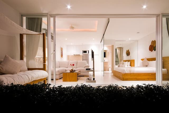 One Bedroom Terrace with Seaview