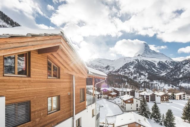 Duplex - Matterhorn View plus CHF 200 cleaning fee on top of the rate