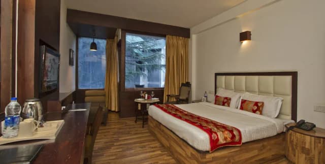 Premium Room (With Private Balcony and Normal View of Mountains)