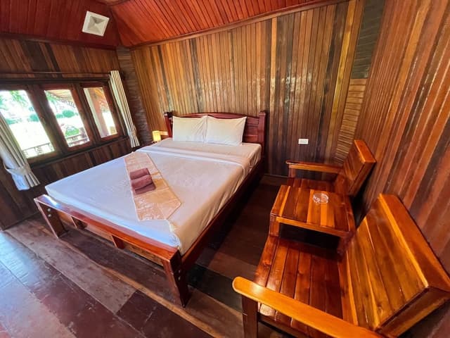 Wooden Cottage Double Pool View