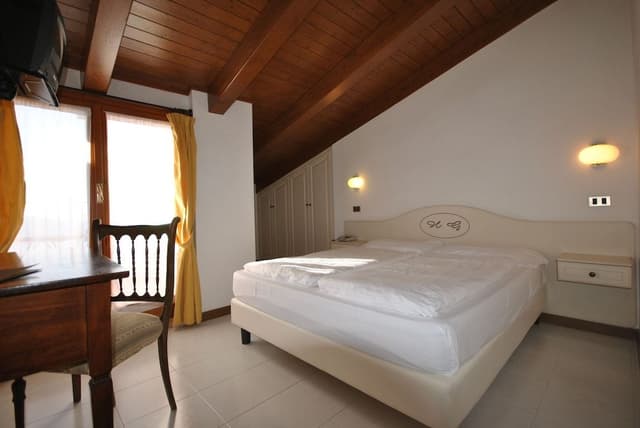 Standard Double Room, Terrace, Partial Lake View
