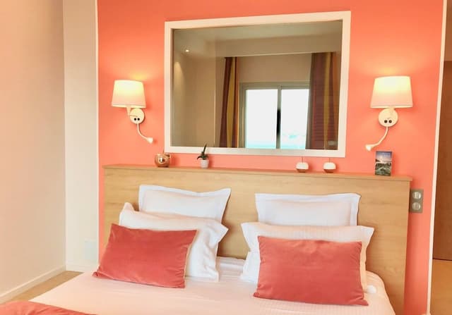 Chambre Double Deluxe, 1 grand lit, terrasse, vue mer