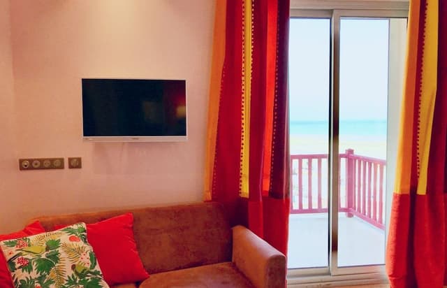 Chambre Double Deluxe, 1 grand lit, terrasse, vue mer