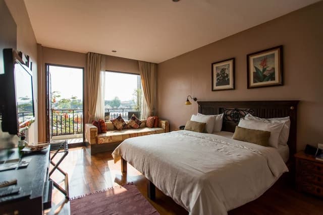 Deluxe Room, 1 Double Bed, Terrace, River View
