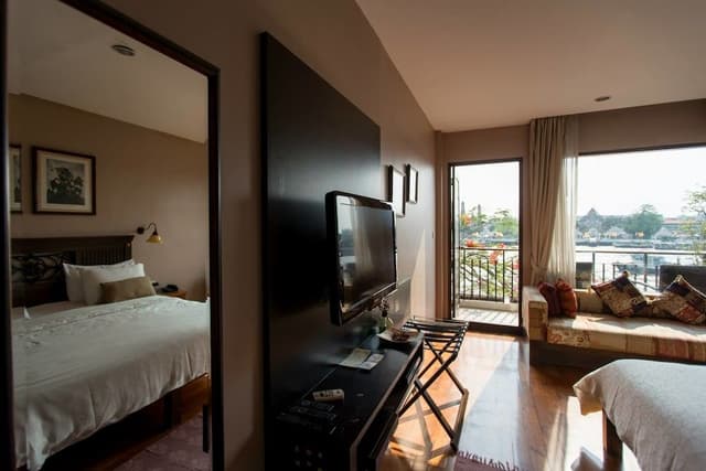 Deluxe Room, 1 Double Bed, Terrace, River View