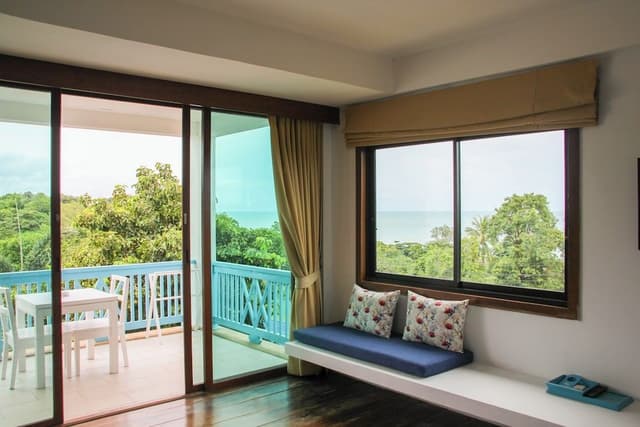 Deluxe Double Room, 1 Double Bed, Partial Sea View