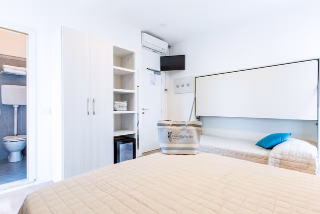 Superior Room, Multiple Beds, Partial Sea View, Corner