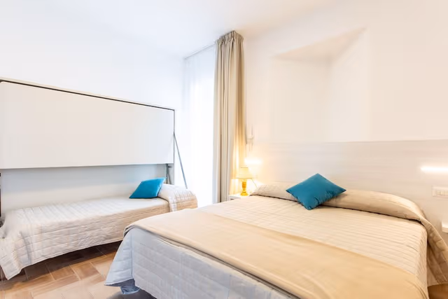 Superior Room, Multiple Beds, Partial Sea View, Corner