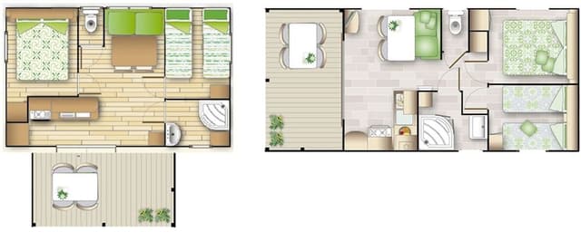 Mobile Home, 2 Bedrooms