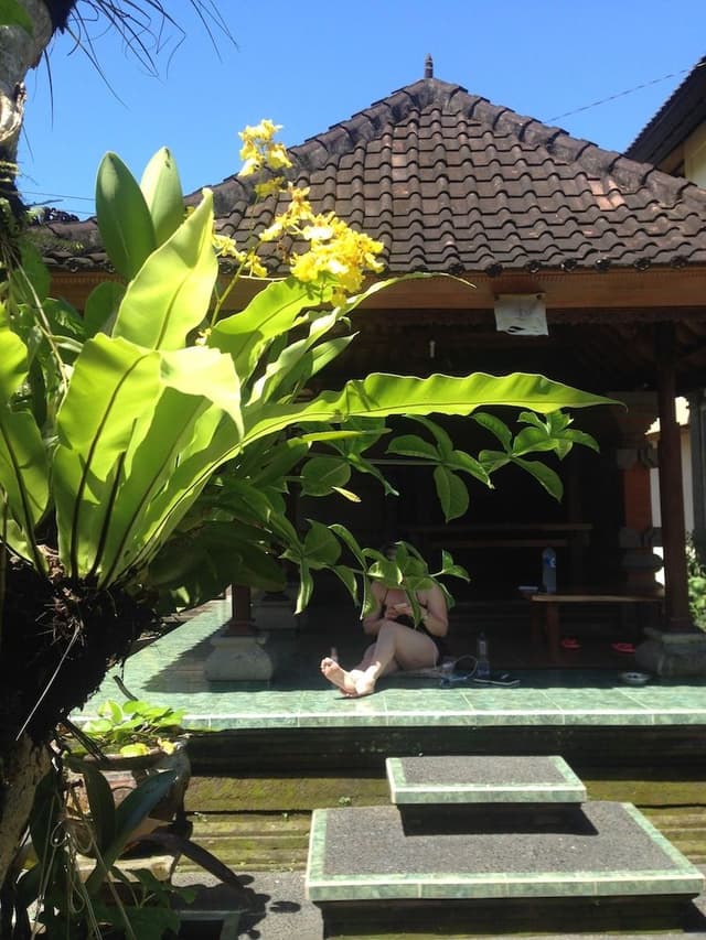 Economy Double Room, 1 King Bed, Terrace, Garden View