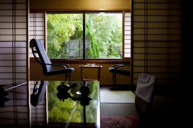 Japanese Room with Shared Bath, Adult Only