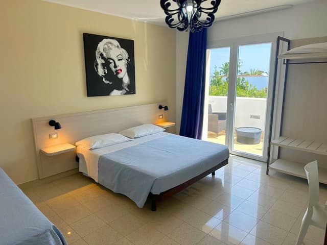 Double Room, 1 King Bed, Private Bathroom, Sea View