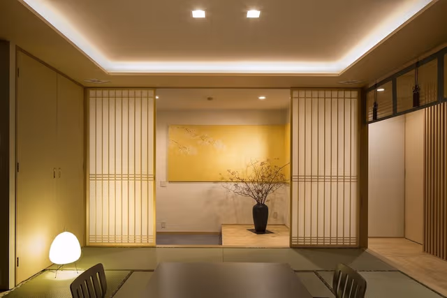 Sakura Special Room, Twin Room + 12 tatami mats, Ocean View