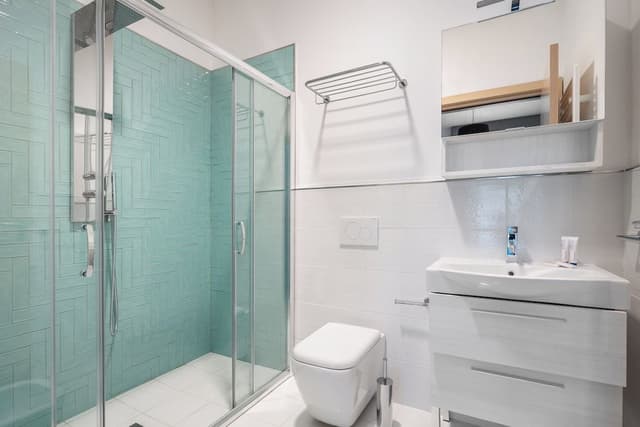Executive Apartment, 2 Bedrooms, Roll-in Shower, Patio