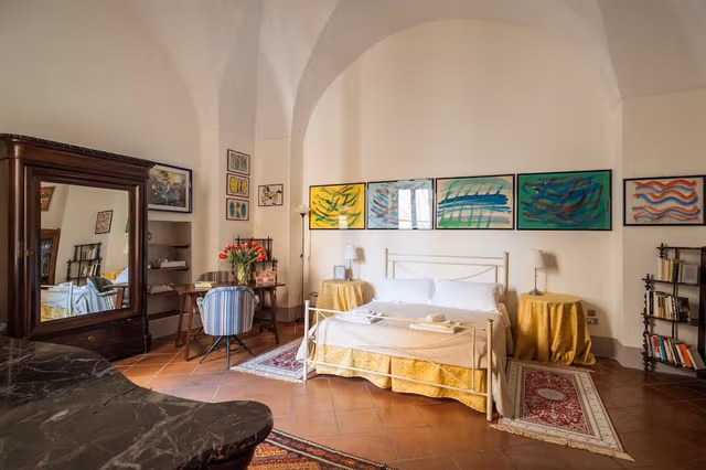Deluxe Double Room, 1 Queen Bed, Terrace, Garden View (Edoardo)