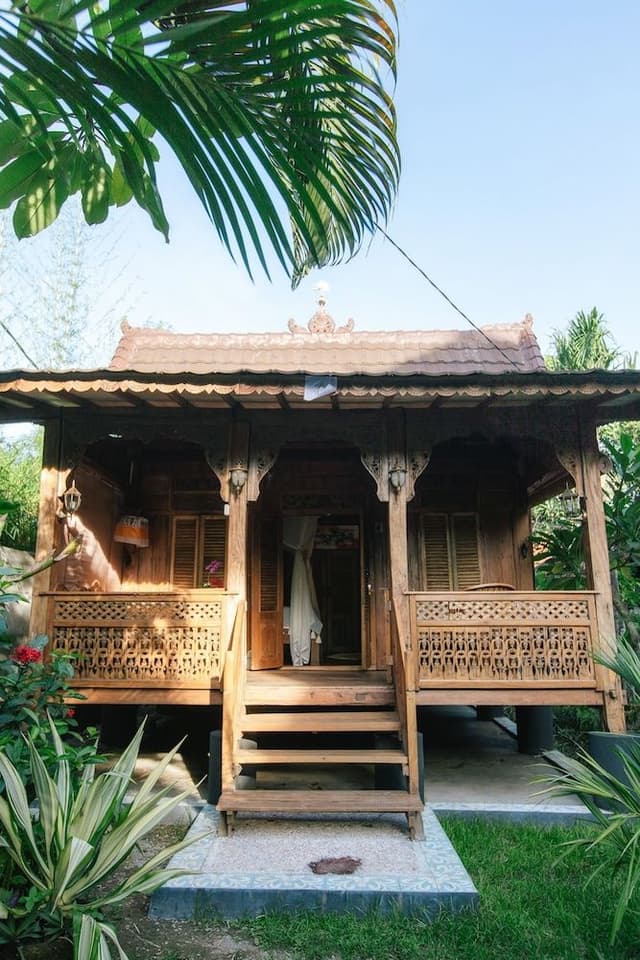 Classic Cabin, 1 King Bed, Garden View, Garden Area