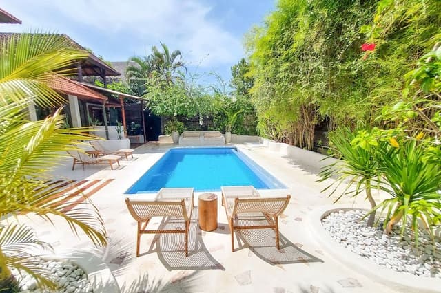 Family Villa, 4 Bedrooms, Courtyard View, Poolside