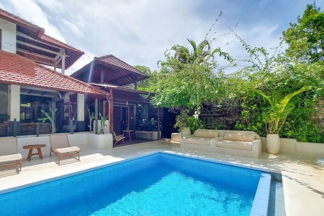 Family Villa, 4 Bedrooms, Courtyard View, Poolside