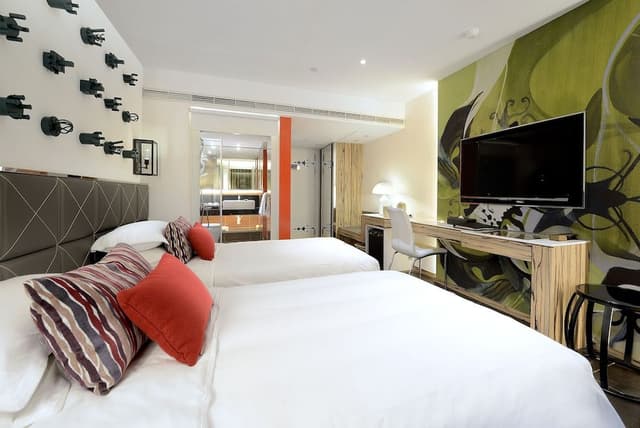 Provence Twin room mountain view (provide 2 single beds combine service)