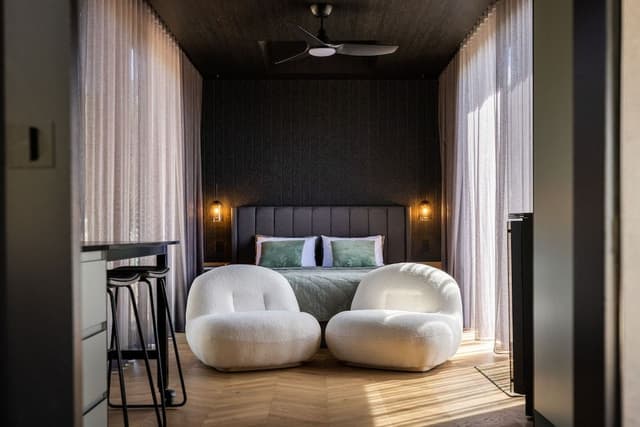 Luxury Cabin, 1 King Bed, Sauna