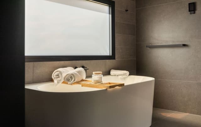Luxury Cabin, 1 King Bed, Sauna