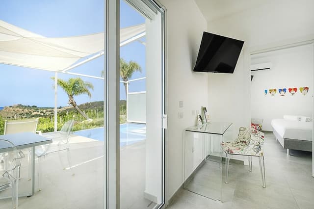 Villa suite with private heated pool