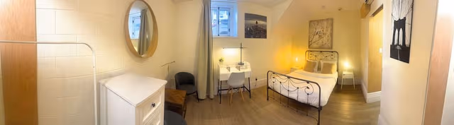 Economy Double Room with Private Bathroom Semi-Basement