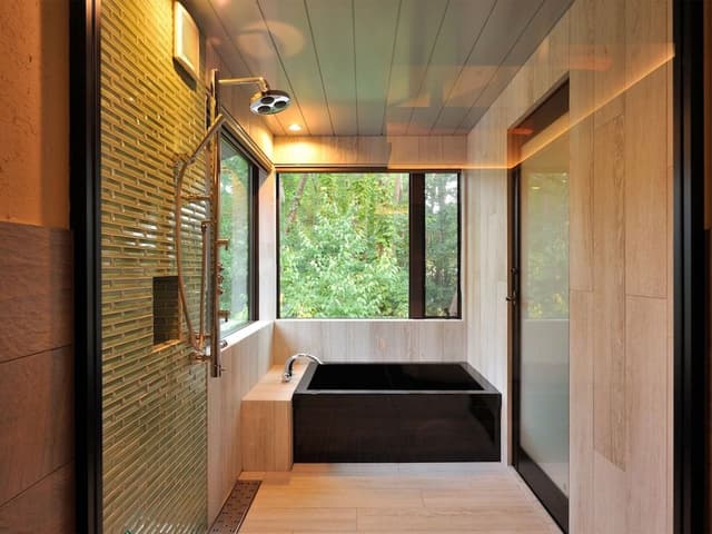 [View Kiso Hinoki Cybress bath with kitchen] ~Nagomi~ Non-smoking