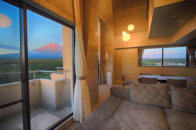 Corner Suite Room The Fuji(11F) with Mt. Fuji View Non-Smoking