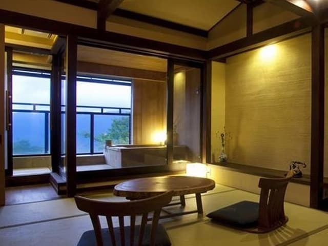 Japanese Room w/ Private Onsen (2F, no kids under 12yrs) Halfboard (BF & Dinner), Check-in 3pm-6pm