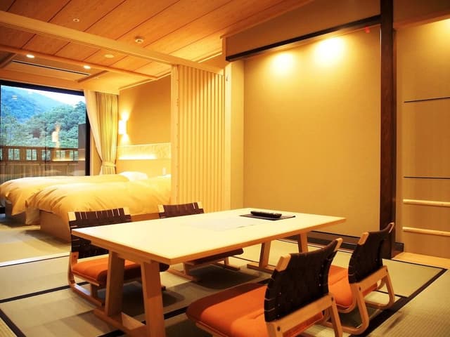 Japanese and Western style room with Open-Air Hot Spring Bath typeA - Non smoking