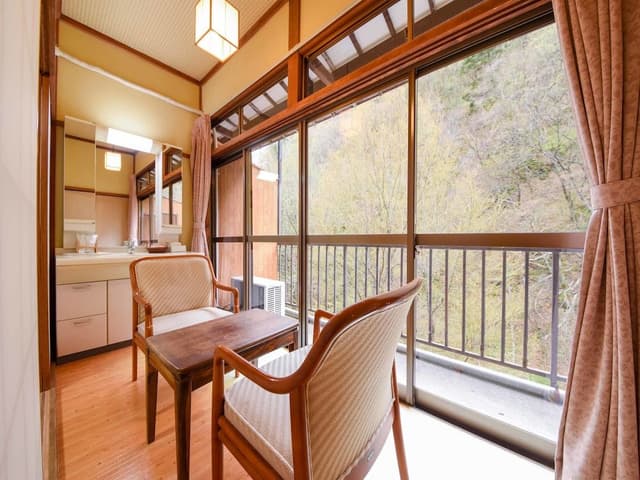 Japanese Style Room, Shared Bathroom with Private Toilet, Main Building, River View