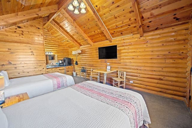 Luxury Cabin, Accessible, Private Bathroom (Two Queen Cabin)