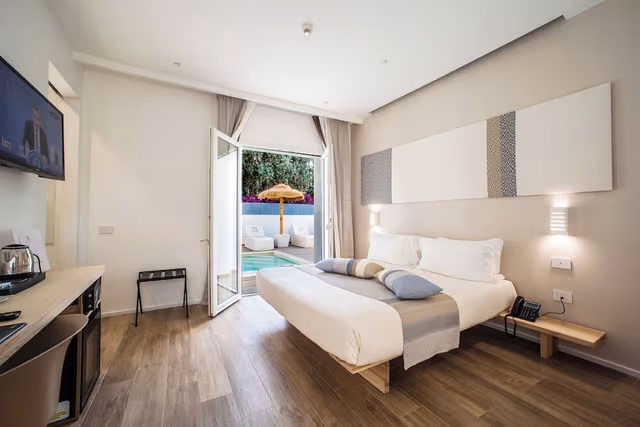Deluxe Double or Twin Room, Pool View