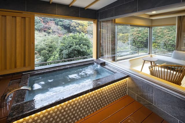 Japanese Western Style Room with Open-Air Bath - SUISAI - , Non Smoking, 42sqm