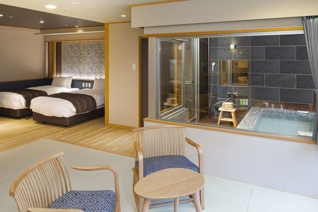 Japanese Western Style Room with Open-Air Bath - SUISAI - , Non Smoking, 42sqm