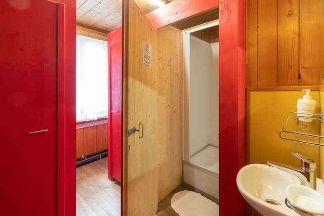 Basic Quadruple Room, Multiple Beds, Shared Bathroom, Mountain View