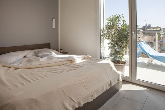 Junior Penthouse, 1 Bedroom, Terrace, Partial Sea View