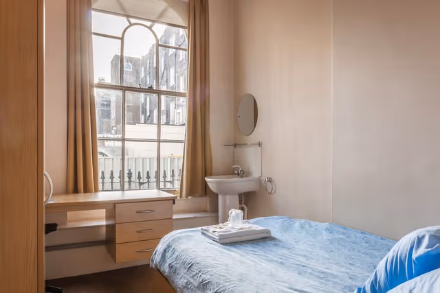 Basic Single Room, 1 Twin Bed, Shared Bathroom
