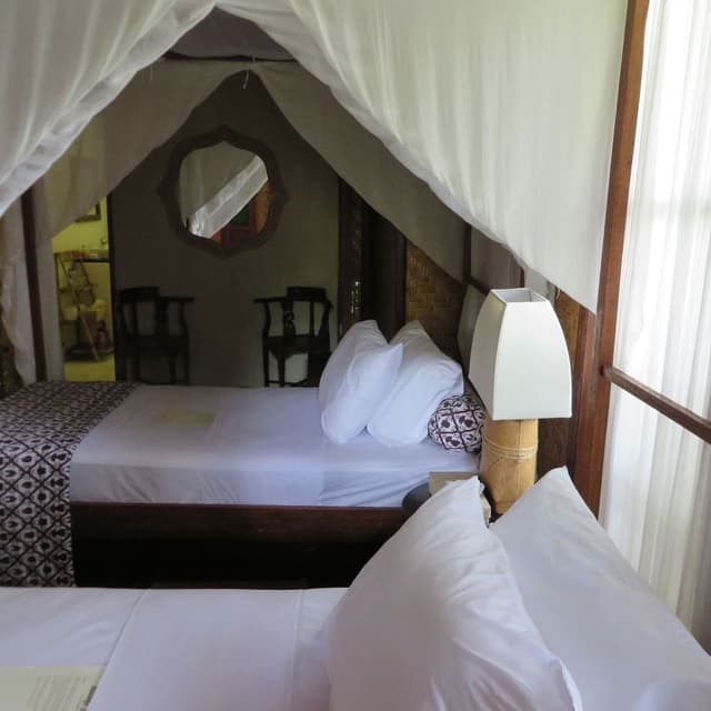Traditional Double or Twin Room, Mountain View (Villa Kayu 1D)