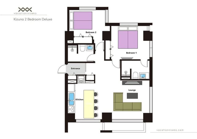 Deluxe Room, 2 Bedrooms