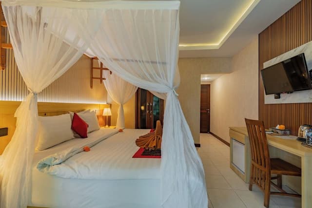 Deluxe Double Room, 1 Bedroom, Garden View