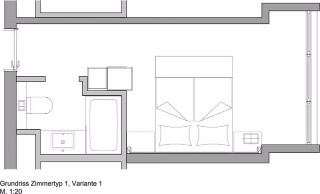 Double Room, 1 Queen Bed