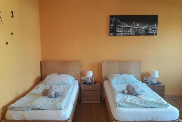 Twin Room, Shared Bathroom