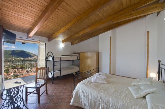 Classic Quadruple Room, Terrace, Sea View