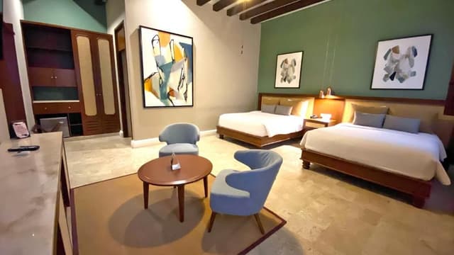 Twin Room with Pool View