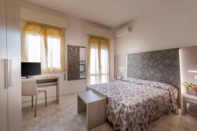 Classic Triple Room, 1 Bedroom, Balcony, Courtyard Area