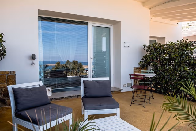 Deluxe Double Room, Terrace, Sea View
