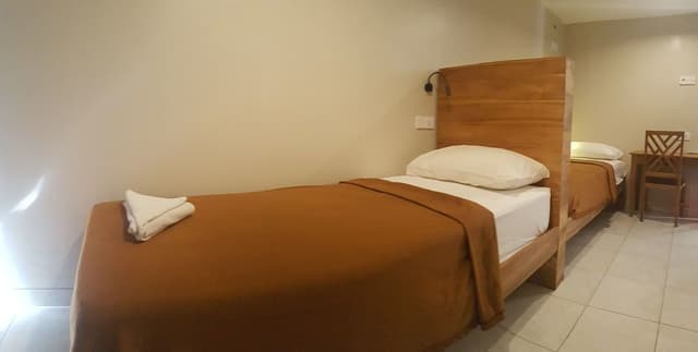 Twin bed with Balcony