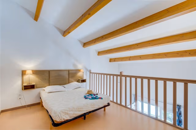 House with living room and night corner for 4 people
